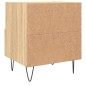 vidaXL Mesita de noche madera de ingeniería roble Sonoma 40x35x47,5 cm vidaXL Mesita de noche madera de ingeniería roble Sonoma 40x35x47,5 cm
