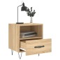 vidaXL Mesita de noche madera de ingeniería roble Sonoma 40x35x47,5 cm vidaXL Mesita de noche madera de ingeniería roble Sonoma 40x35x47,5 cm