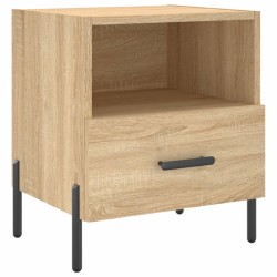 vidaXL Mesita de noche madera de ingeniería roble Sonoma 40x35x47,5 cm