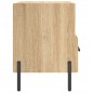 vidaXL Mesita de noche madera de ingeniería roble Sonoma 40x35x47,5 cm vidaXL Mesita de noche madera de ingeniería roble Sonoma 40x35x47,5 cm
