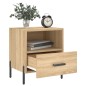 vidaXL Mesita de noche madera de ingeniería roble Sonoma 40x35x47,5 cm vidaXL Mesita de noche madera de ingeniería roble Sonoma 40x35x47,5 cm
