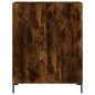 vidaXL Aparador de madera de ingeniería roble ahumado 69,5x34x90 cm vidaXL Aparador de madera de ingeniería roble ahumado 69,5x34x90 cm