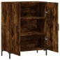vidaXL Aparador de madera de ingeniería roble ahumado 69,5x34x90 cm vidaXL Aparador de madera de ingeniería roble ahumado 69,5x34x90 cm