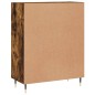 vidaXL Aparador de madera de ingeniería roble ahumado 69,5x34x90 cm vidaXL Aparador de madera de ingeniería roble ahumado 69,5x34x90 cm