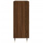 vidaXL Aparador de madera de ingeniería marrón roble 69,5x34x90 cm vidaXL Aparador de madera de ingeniería marrón roble 69,5x34x90 cm