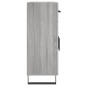 vidaXL Aparador de madera de ingeniería gris Sonoma 69,5x34x90 cm