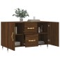 vidaXL Aparador de madera de ingeniería roble marrón 100x36x60 cm vidaXL Aparador de madera de ingeniería roble marrón 100x36x60 cm