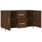 vidaXL Aparador de madera de ingeniería roble marrón 100x36x60 cm vidaXL Aparador de madera de ingeniería roble marrón 100x36x60 cm