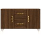 vidaXL Aparador de madera de ingeniería roble marrón 100x36x60 cm vidaXL Aparador de madera de ingeniería roble marrón 100x36x60 cm