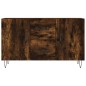 vidaXL Aparador madera de ingeniería roble ahumado 100x36x60 cm vidaXL Aparador madera de ingeniería roble ahumado 100x36x60 cm