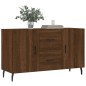 vidaXL Aparador de madera de ingeniería roble marrón 100x36x60 cm vidaXL Aparador de madera de ingeniería roble marrón 100x36x60 cm
