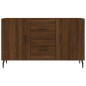 vidaXL Aparador de madera de ingeniería roble marrón 100x36x60 cm vidaXL Aparador de madera de ingeniería roble marrón 100x36x60 cm