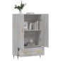 vidaXL Aparador alto madera de ingeniería gris Sonoma 69,5x31x115 cm vidaXL Aparador alto madera de ingeniería gris Sonoma 69,5x31x115 cm