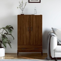 vidaXL Aparador alto madera de ingeniería roble marrón 69,5x31x115 cm