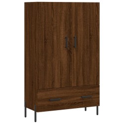 vidaXL Aparador alto madera de ingeniería roble marrón 69,5x31x115 cm