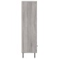 vidaXL Aparador alto madera de ingeniería gris Sonoma 69,5x31x115 cm