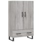 vidaXL Aparador alto madera de ingeniería gris Sonoma 69,5x31x115 cm vidaXL Aparador alto madera de ingeniería gris Sonoma 69,5x31x115 cm