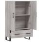 vidaXL Aparador alto madera de ingeniería gris Sonoma 69,5x31x115 cm vidaXL Aparador alto madera de ingeniería gris Sonoma 69,5x31x115 cm