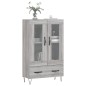 vidaXL Aparador alto madera de ingeniería gris Sonoma 69,5x31x115 cm vidaXL Aparador alto madera de ingeniería gris Sonoma 69,5x31x115 cm