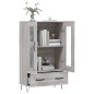 vidaXL Aparador alto madera de ingeniería gris Sonoma 69,5x31x115 cm vidaXL Aparador alto madera de ingeniería gris Sonoma 69,5x31x115 cm