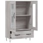 vidaXL Aparador alto madera de ingeniería gris Sonoma 69,5x31x115 cm vidaXL Aparador alto madera de ingeniería gris Sonoma 69,5x31x115 cm