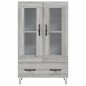 vidaXL Aparador alto madera de ingeniería gris Sonoma 69,5x31x115 cm vidaXL Aparador alto madera de ingeniería gris Sonoma 69,5x31x115 cm
