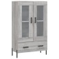 vidaXL Aparador alto madera de ingeniería gris Sonoma 69,5x31x115 cm vidaXL Aparador alto madera de ingeniería gris Sonoma 69,5x31x115 cm