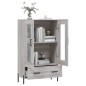 vidaXL Aparador alto madera de ingeniería gris Sonoma 69,5x31x115 cm vidaXL Aparador alto madera de ingeniería gris Sonoma 69,5x31x115 cm