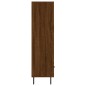 vidaXL Aparador alto madera de ingeniería roble marrón 69,5x31x115 cm