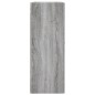 vidaXL Armario de pared gris Sonoma 69,5x34x90 cm