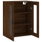 vidaXL Armario de pared marrón roble 69,5x34x90 cm