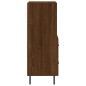vidaXL Aparador madera de ingeniería marrón roble 34,5x34x90 cm vidaXL Aparador madera de ingeniería marrón roble 34,5x34x90 cm