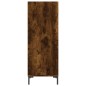vidaXL Aparador de madera de ingeniería roble ahumado 34,5x32,5x90 cm vidaXL Aparador de madera de ingeniería roble ahumado 34,5x32,5x90 cm