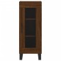 vidaXL Aparador madera de ingeniería marrón roble 34,5x34x90 cm vidaXL Aparador madera de ingeniería marrón roble 34,5x34x90 cm