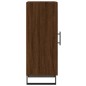vidaXL Aparador madera de ingeniería marrón roble 34,5x34x90 cm vidaXL Aparador madera de ingeniería marrón roble 34,5x34x90 cm