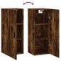 vidaXL Armario de pared roble ahumado 34,5x34x90 cm vidaXL Armario de pared roble ahumado 34,5x34x90 cm