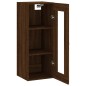 vidaXL Armario de pared marrón roble 34,5x34x90 cm vidaXL Armario de pared marrón roble 34,5x34x90 cm