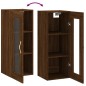 vidaXL Armario de pared marrón roble 34,5x34x90 cm vidaXL Armario de pared marrón roble 34,5x34x90 cm