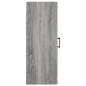 vidaXL Armario de pared gris Sonoma 34,5x34x90 cm