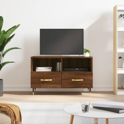 vidaXL Mueble para TV madera contrachapada roble marrón 80x36x50 cm