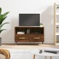 vidaXL Mueble para TV madera contrachapada roble marrón 80x36x50 cm