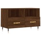 vidaXL Mueble para TV madera contrachapada roble marrón 80x36x50 cm