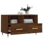 vidaXL Mueble para TV madera contrachapada roble marrón 80x36x50 cm