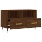 vidaXL Mueble para TV madera contrachapada roble marrón 80x36x50 cm