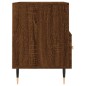 vidaXL Mueble para TV madera contrachapada roble marrón 80x36x50 cm