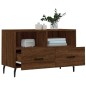 vidaXL Mueble para TV madera contrachapada roble marrón 80x36x50 cm vidaXL Mueble para TV madera contrachapada roble marrón 80x36x50 cm