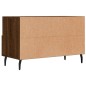 vidaXL Mueble para TV madera contrachapada roble marrón 80x36x50 cm vidaXL Mueble para TV madera contrachapada roble marrón 80x36x50 cm