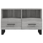 vidaXL Mueble de TV madera de ingeniería gris Sonoma 80x36x50 cm vidaXL Mueble de TV madera de ingeniería gris Sonoma 80x36x50 cm