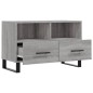 vidaXL Mueble de TV madera de ingeniería gris Sonoma 80x36x50 cm vidaXL Mueble de TV madera de ingeniería gris Sonoma 80x36x50 cm