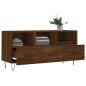 vidaXL Mueble de TV madera de ingeniería marrón roble 102x36x50 cm vidaXL Mueble de TV madera de ingeniería marrón roble 102x36x50 cm